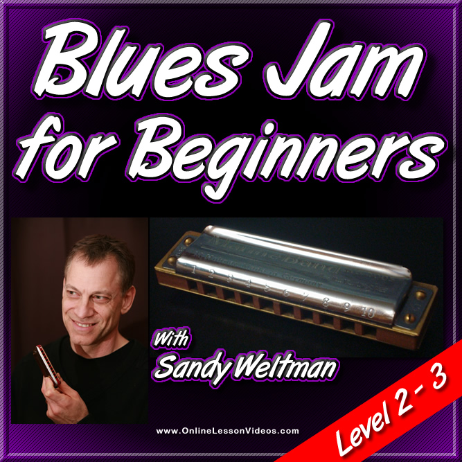 Blues Jam For Beginners for Harmonica by Sandy Weltman