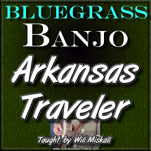 ARKANSAS TRAVELER - For Banjo - WITH TABLATURE!
