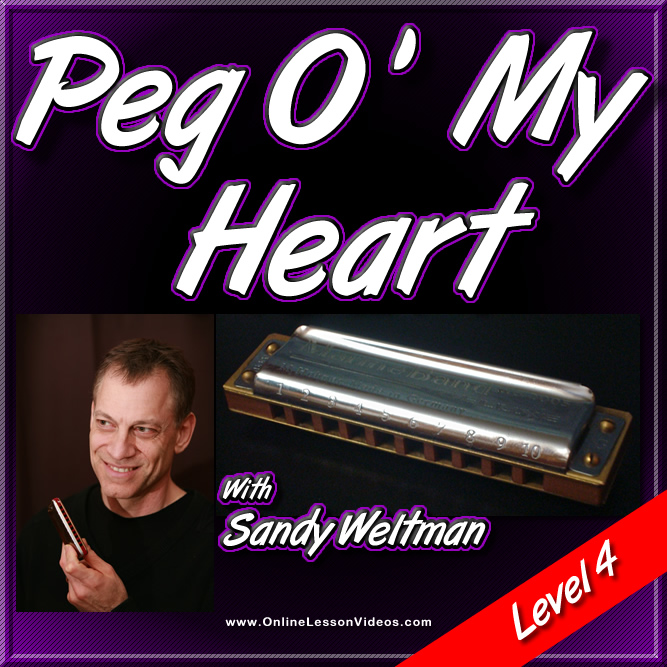 Peg O' My Heart Jazz Harmonica Lesson by Sandy Weltman