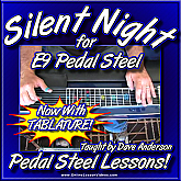 Silent Night for E9 Pedal Steel