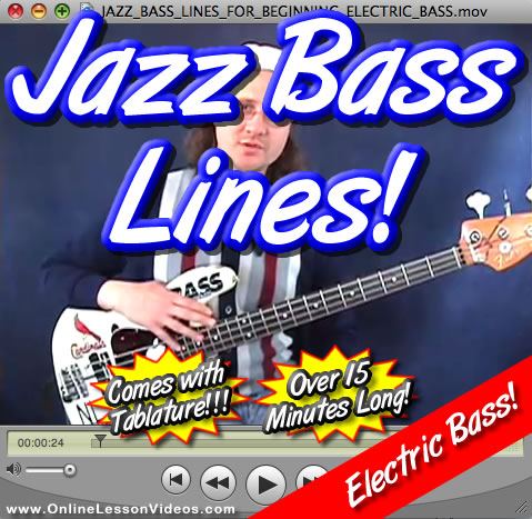 JAZZ BASS LINES - WITH TABLATURE!