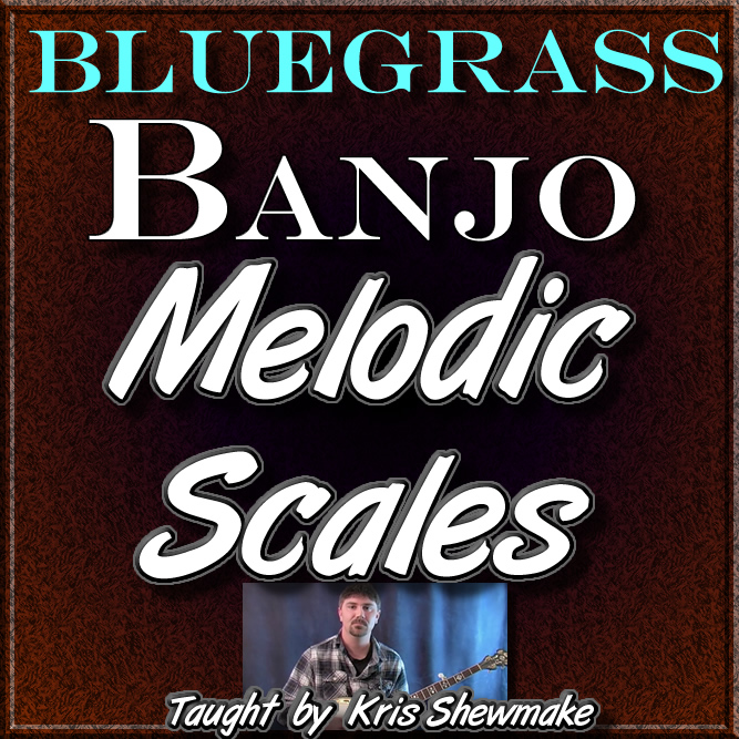 MELODIC SCALES - For Banjo - WITH TABLATURE