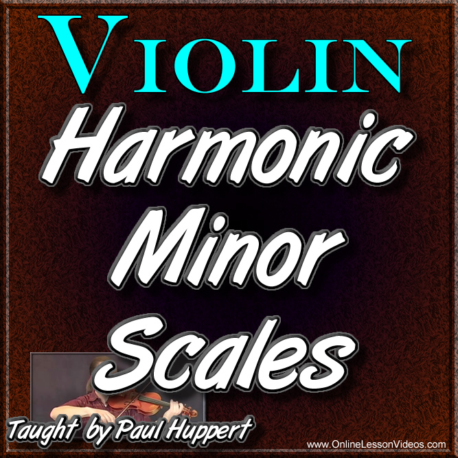 Scales For Violin - Harmonic Minor