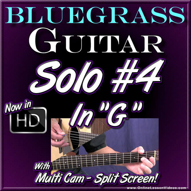 Bluegrass Guitar Solo #4 - In The Key of G