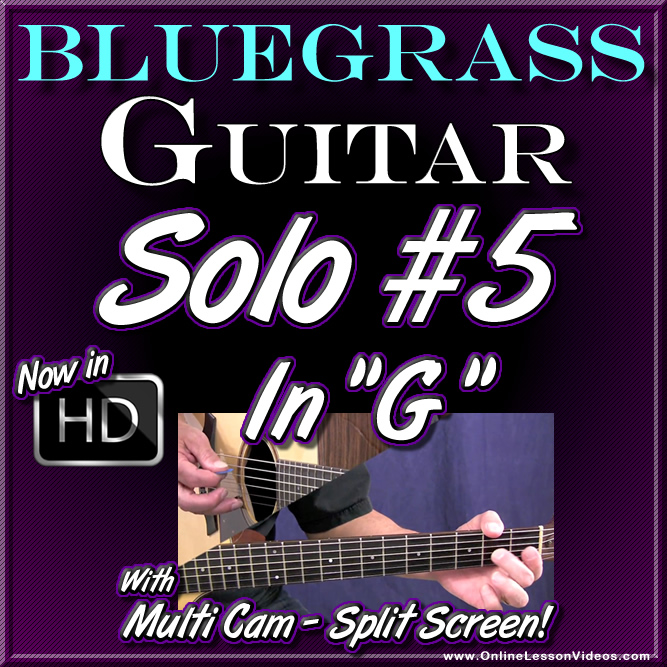 Bluegrass Guitar Solo #5 - In The Key of G
