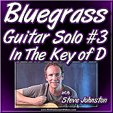 Bluegrass Guitar Solo #3 - In The Key of D