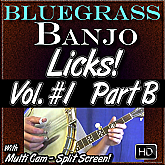 Bluegrass Banjo Licks - Volume #1 - Part B