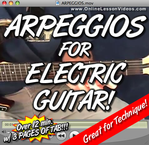 ARPEGGIOS FOR ELECTRIC GUITAR