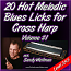 20 Hot Melodic Blues Licks Vol. 1 for Cross Harp