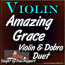AMAZING GRACE - Violin Lesson with Dobro Backing Track
